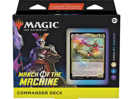 Trading Card Games Magic the Gathering - March of the Machine - Commander Deck - Cavalry Charge - Cardboard Memories Inc.
