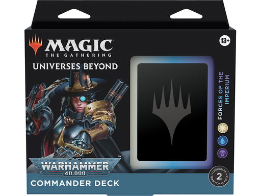 Trading Card Games Magic The Gathering - Warhammer 40k - Commander Deck - Forces of the Imperium - Cardboard Memories Inc.