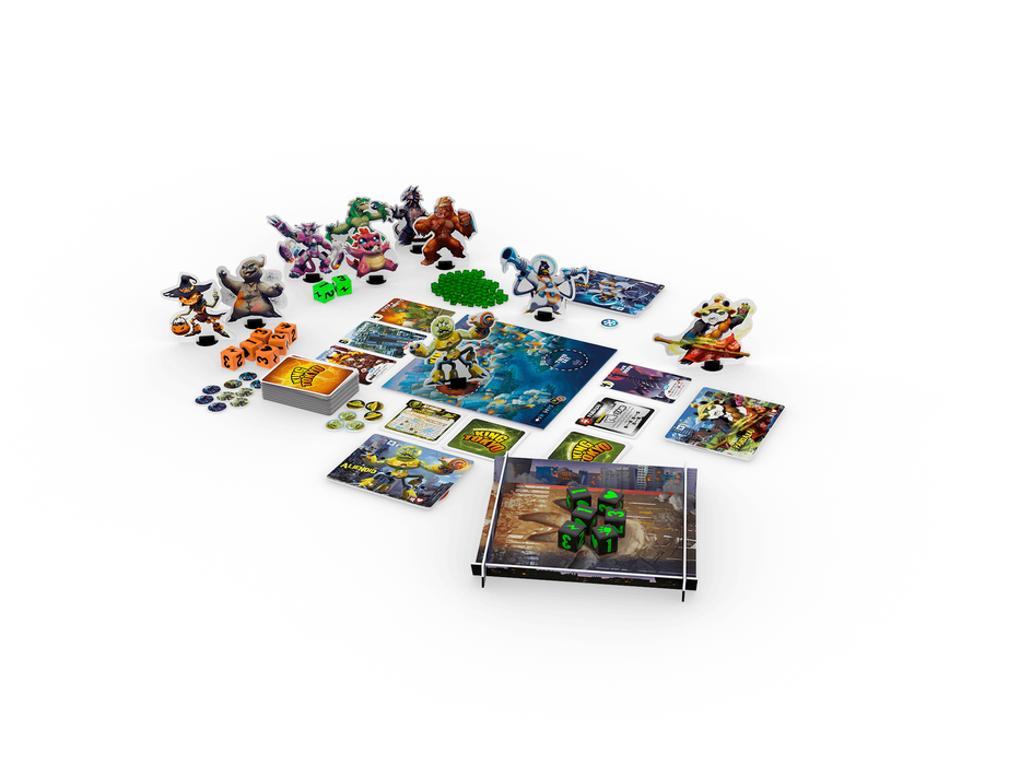 Board Games Iello Games - King of Tokyo - Monster Box - Cardboard Memories Inc.