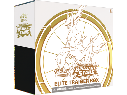 Trading Card Games Pokemon - Sword and Shield - Brilliant Stars - Trading Card Elite Trainer Box - Cardboard Memories Inc.