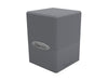 Supplies Ultra Pro - Satin Cube Trading Card Deck Box - Smoke Grey - Cardboard Memories Inc.