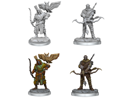Role Playing Games Wizkids - Dungeons and Dragons - Unpainted Miniature - Nolzurs Marvellous Miniatures - Orc Ranger Male - 90484 - Cardboard Memories Inc.