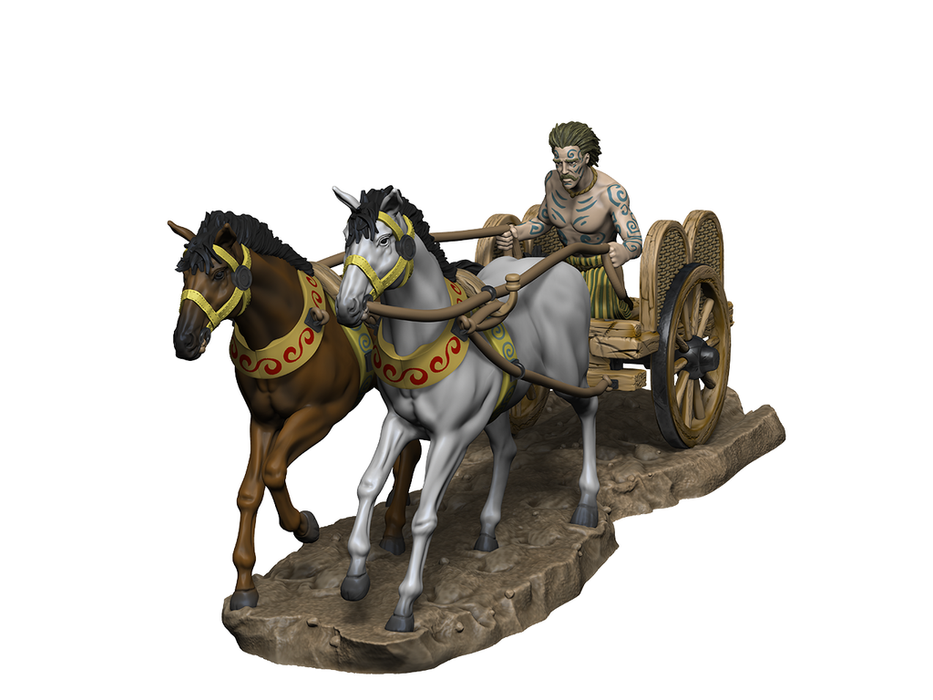 Role Playing Games Wizkids - Unpainted Miniature - Deep Cuts - Brigante Celts - 90454 - Cardboard Memories Inc.