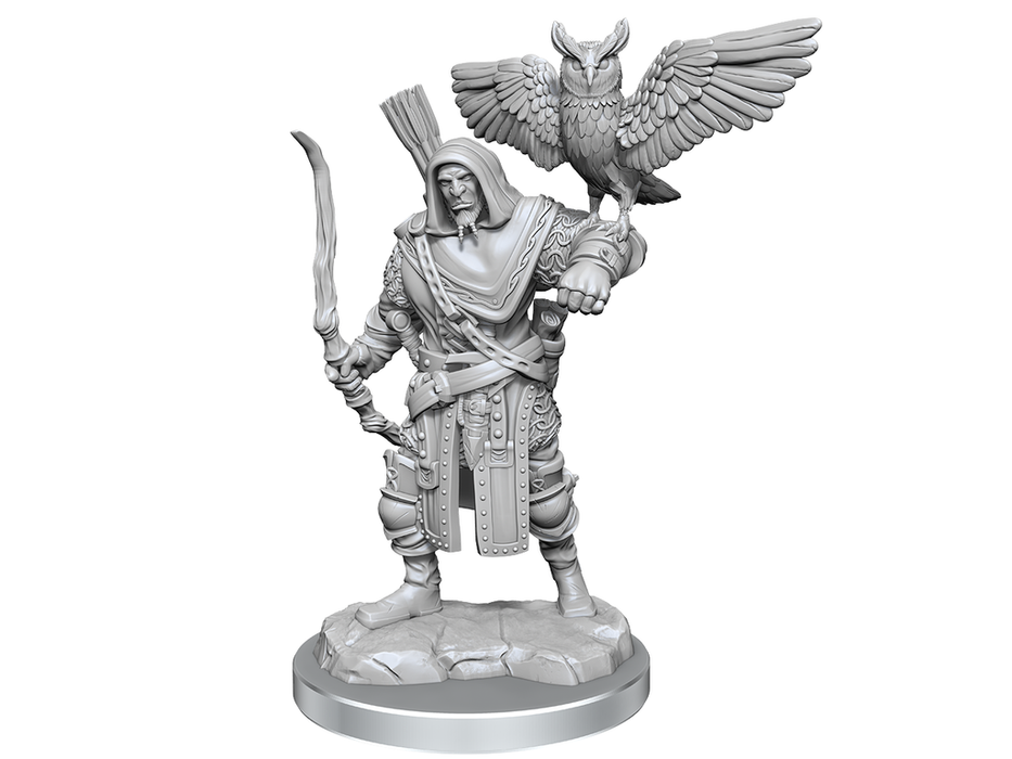 Role Playing Games Wizkids - Dungeons and Dragons - Unpainted Miniature - Nolzurs Marvellous Miniatures - Orc Ranger Male - 90484 - Cardboard Memories Inc.