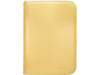 Supplies Ultra Pro - 4 Pocket Zip Binder Pro - Vivid - Yellow - Cardboard Memories Inc.