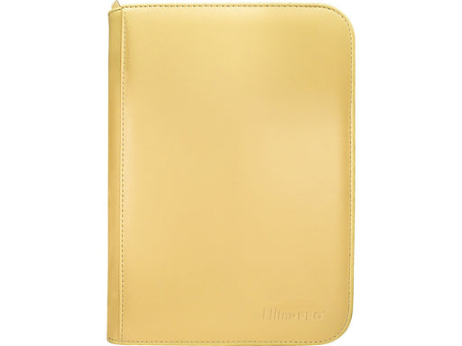 Supplies Ultra Pro - 4 Pocket Zip Binder Pro - Vivid - Yellow - Cardboard Memories Inc.
