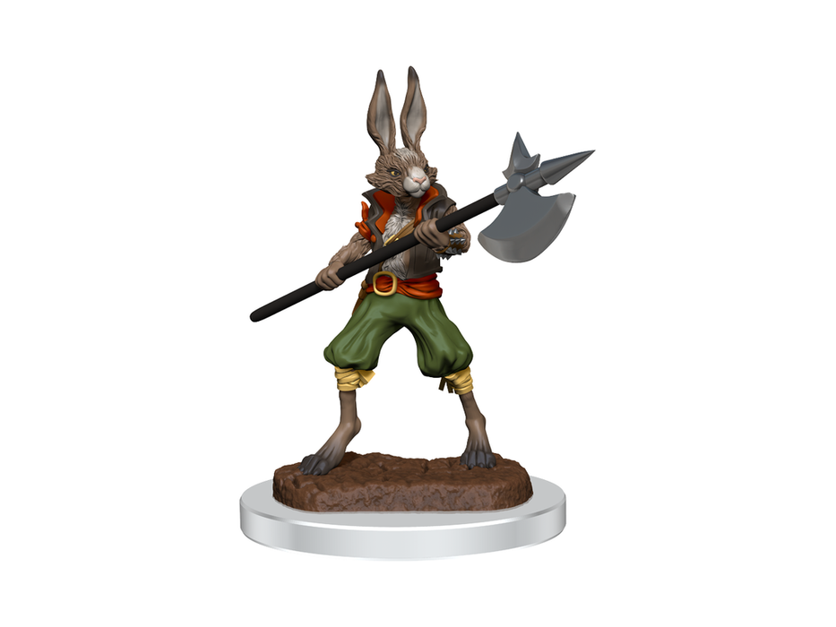 Role Playing Games Wizkids - Dungeons and Dragons - Unpainted Miniature - Nolzurs Marvellous Miniatures - Harengon Brigands - 90440 - Cardboard Memories Inc.