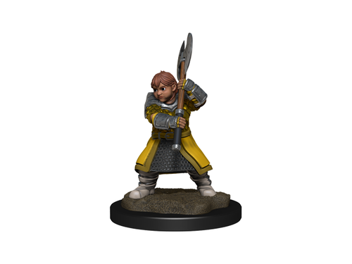 Role Playing Games Wizkids - Critical Roll - Unpainted Miniatures - Dwarf Empire Fighter Female - 90383 - Cardboard Memories Inc.