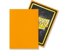 Supplies Arcane Tinmen - Dragon Shield Sleeves - Standard Size - Matte - Orange - Package of 100 - Cardboard Memories Inc.