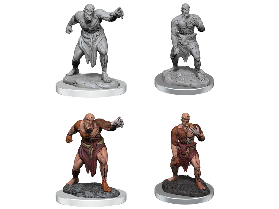 Role Playing Games Wizkids - Dungeons and Dragons - Unpainted Miniature - Nolzurs Marvellous Miniatures - Flesh Golems - 90495 - Cardboard Memories Inc.