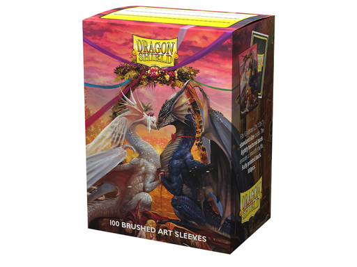 Supplies Arcane Tinmen - Dragon Shield Sleeves - Valentine Dragons 2023 Matte - Package of 100 - Cardboard Memories Inc.