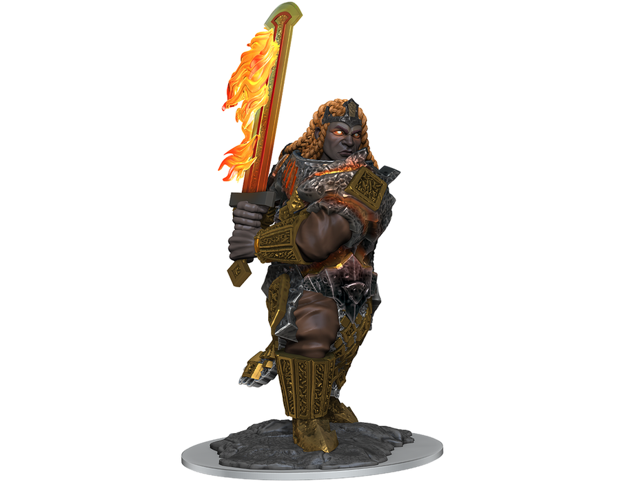 Role Playing Games Wizkids - Dungeons and Dragons - Unpainted Miniature - Nolzurs Marvellous Miniatures - Fire Giants - 90528 - Cardboard Memories Inc.