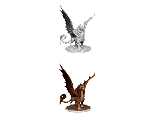 Role Playing Games Wizkids - Dungeons and Dragons - Unpainted Miniature - Nolzurs Marvellous Miniatures - Dragonne - 90492 - Cardboard Memories Inc.