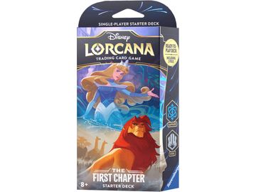 Trading Card Games Disney - Lorcana - The First Chapter - Starter Deck - Sapphire & Steel - Aurora & Simba - Cardboard Memories Inc.