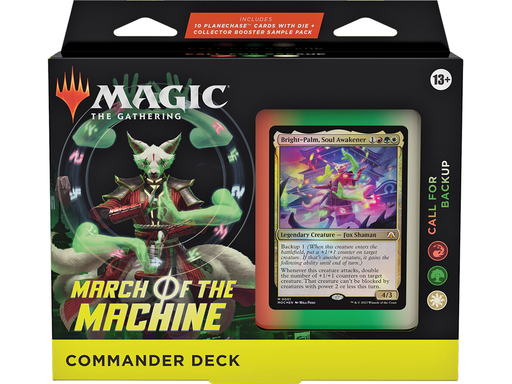 Trading Card Games Magic the Gathering - March of the Machine - Commander Deck - Call for Backup - Cardboard Memories Inc.