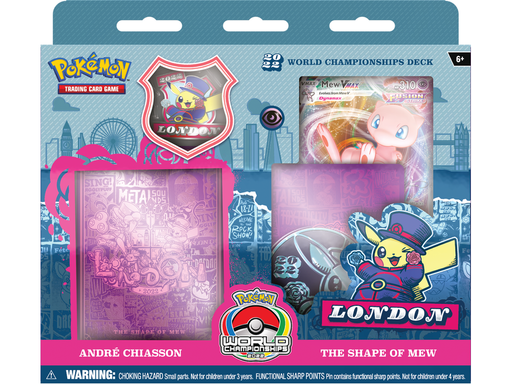 Trading Card Games Pokemon - 2022 World Championships Deck - Andre Chiasson The Shape Of Mew - Cardboard Memories Inc.