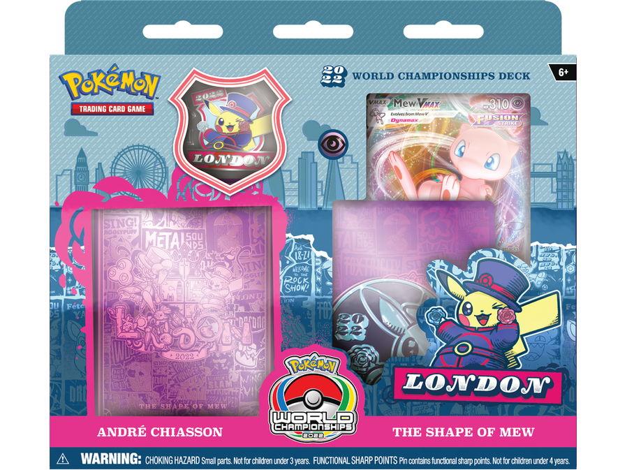Trading Card Games Pokemon - 2022 World Championships Deck - Andre Chiasson The Shape Of Mew - Cardboard Memories Inc.