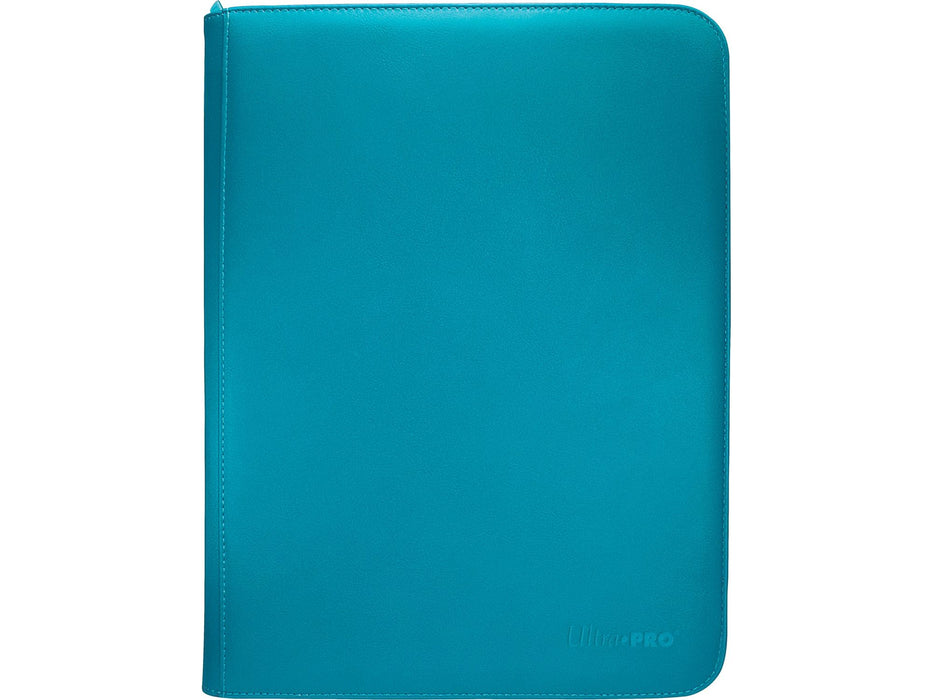 Supplies Ultra Pro - 9 Pocket Zip Binder Pro - Vivid - Teal - Cardboard Memories Inc.