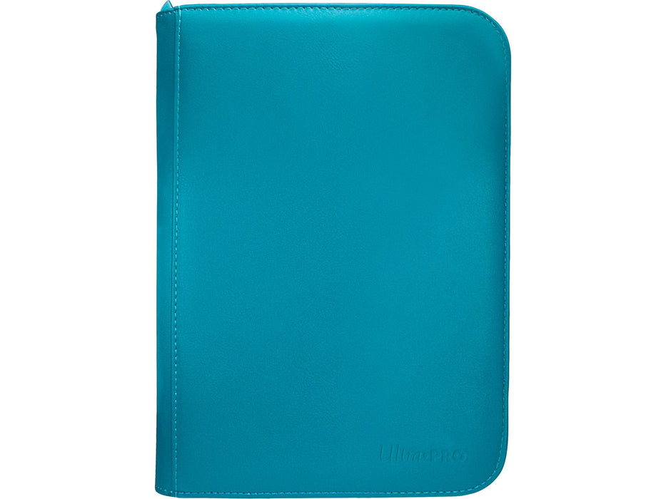 Supplies Ultra Pro - 4 Pocket Zip Binder Pro - Vivid - Teal - Cardboard Memories Inc.