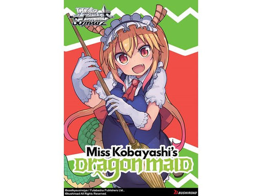 Trading Card Games Bushiroad - Weiss Schwarz - Miss Kobayashis Dragon Maid - Trail Deck - Cardboard Memories Inc.
