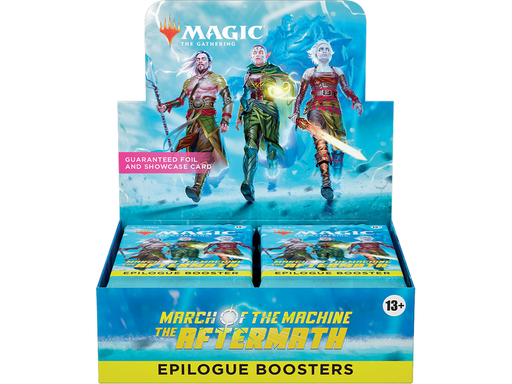Trading Card Games Magic the Gathering - March of the Machine Aftermath - Epilogue Booster Box - Cardboard Memories Inc.