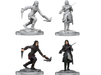 Role Playing Games Wizkids - Dungeons and Dragons - Unpainted Miniature - Nolzurs Marvellous Miniatures - Half-Elf Rogue Female - 90485 - Cardboard Memories Inc.