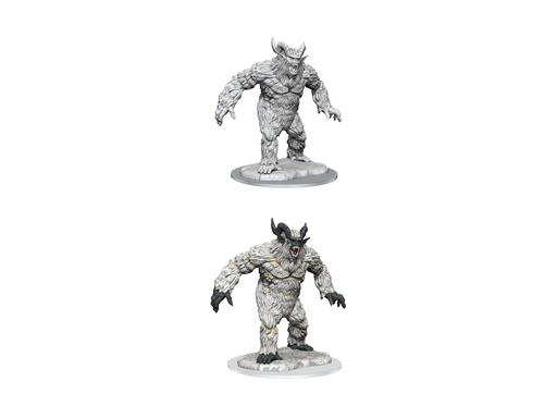 Role Playing Games Wizkids - Dungeons and Dragons - Unpainted Miniature - Nolzurs Marvellous Miniatures - Abominable Yeti - 90433 - Cardboard Memories Inc.