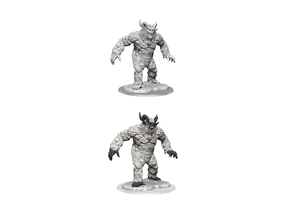 Role Playing Games Wizkids - Dungeons and Dragons - Unpainted Miniature - Nolzurs Marvellous Miniatures - Abominable Yeti - 90433 - Cardboard Memories Inc.