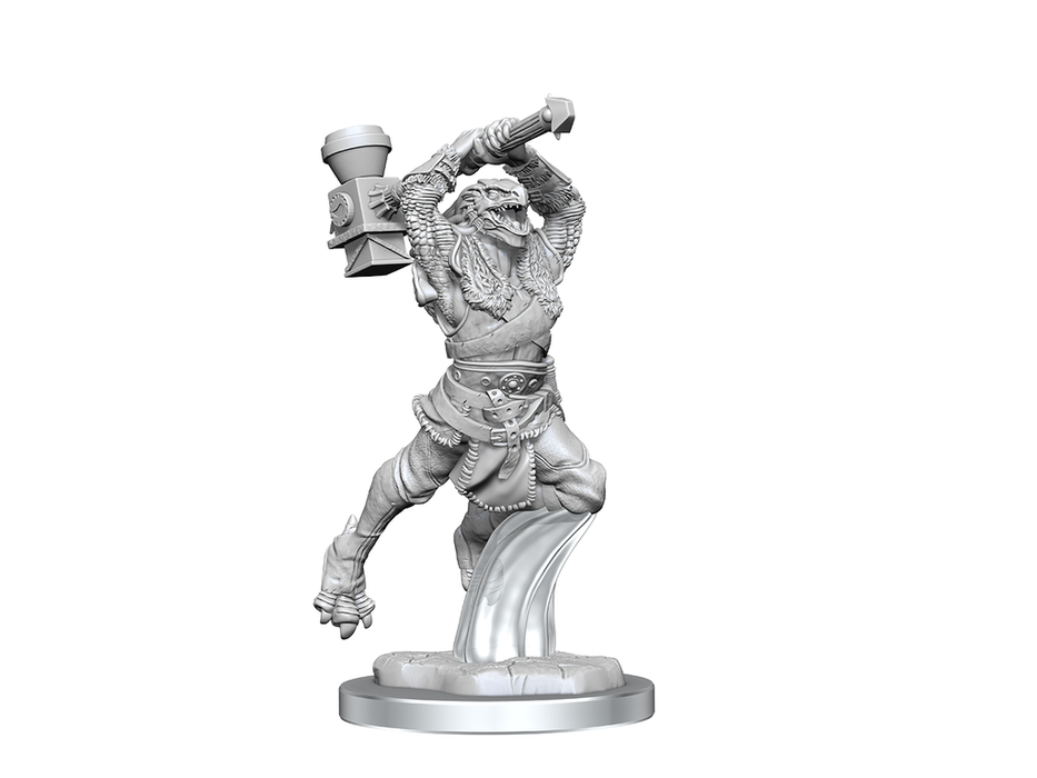 Role Playing Games Wizkids - Critical Roll - Unpainted Miniatures - Ravenite Half-Dragon Female - 90384 - Cardboard Memories Inc.