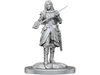 Role Playing Games Wizkids - Dungeons and Dragons - Unpainted Miniature - Nolzurs Marvellous Miniatures - Half-Elf Rogue Female - 90485 - Cardboard Memories Inc.