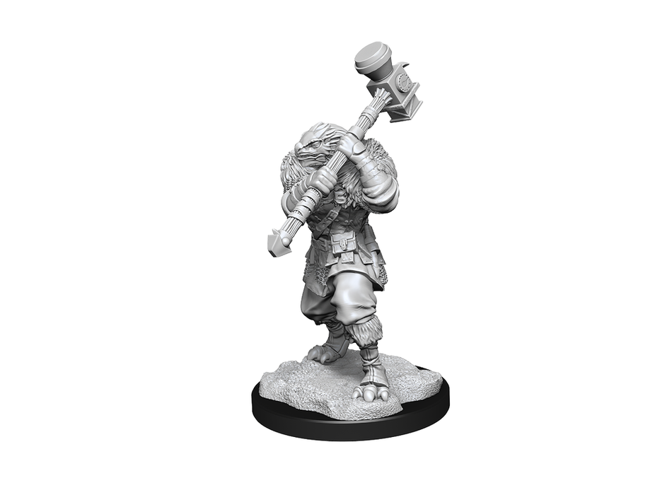 Role Playing Games Wizkids - Critical Roll - Unpainted Miniatures - Ravenite Half-Dragon Female - 90384 - Cardboard Memories Inc.