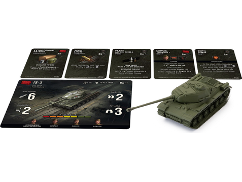miniatures Gale Force Nine - World of Tanks - Wave 4 - Soviet - IS-2 - Heavy Tank - 494572 - Cardboard Memories Inc.