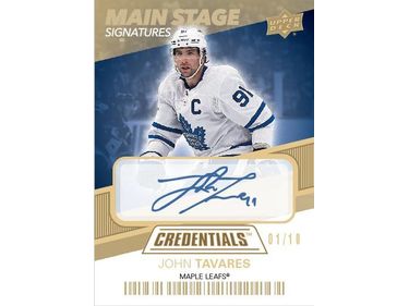 Sports Cards Upper Deck - 2021-22 - Hockey - Credentials - Hobby Box - Cardboard Memories Inc.
