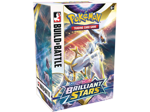 Trading Card Games Pokemon - Sword and Shield - Brilliant Stars - Build and Battle Trading Card Box - Cardboard Memories Inc.