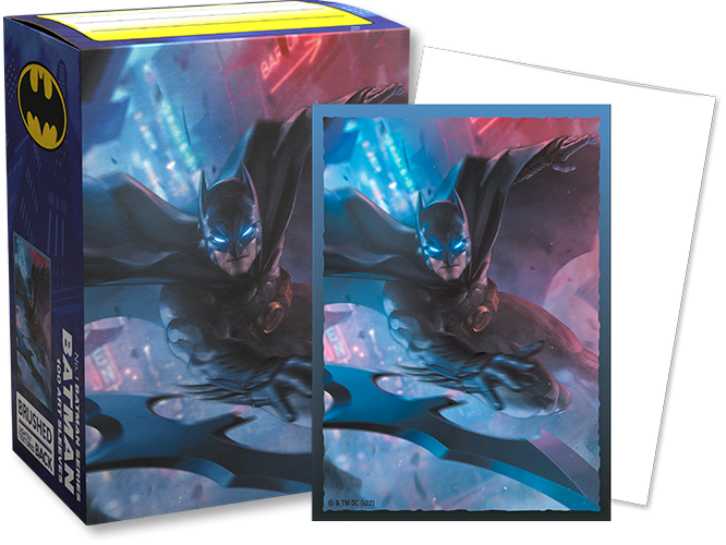 Supplies Arcane Tinmen - Dragon Shield Art Sleeves - Standard Size - Brushed Art - Batman - Package of 100 - Cardboard Memories Inc.