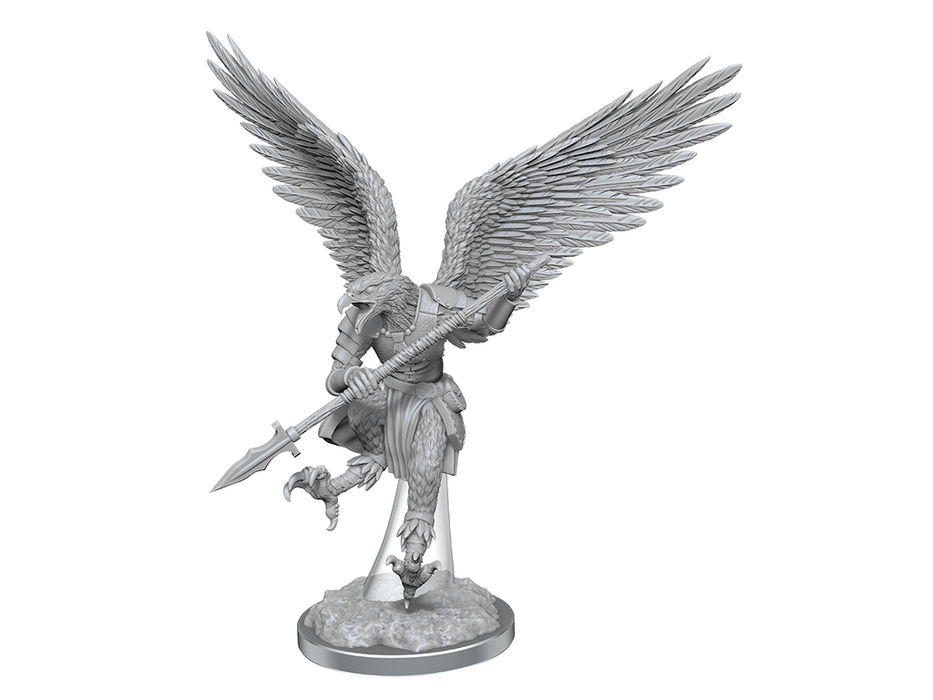 Role Playing Games Wizkids - Dungeons and Dragons - Unpainted Miniature - Nolzurs Marvellous Miniatures - Aarakocra Fighters - 90486 - Cardboard Memories Inc.