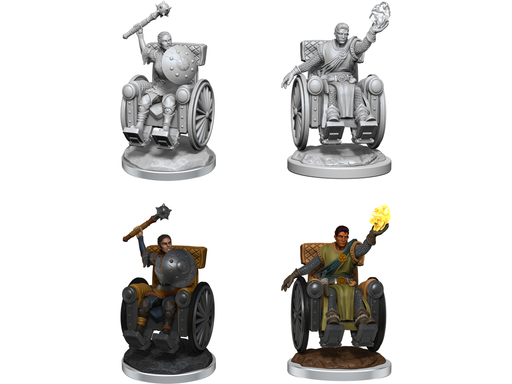 Role Playing Games Wizkids - Dungeons and Dragons - Unpainted Miniature - Nolzurs Marvellous Miniatures - Human Clerics - 90523 - Cardboard Memories Inc.