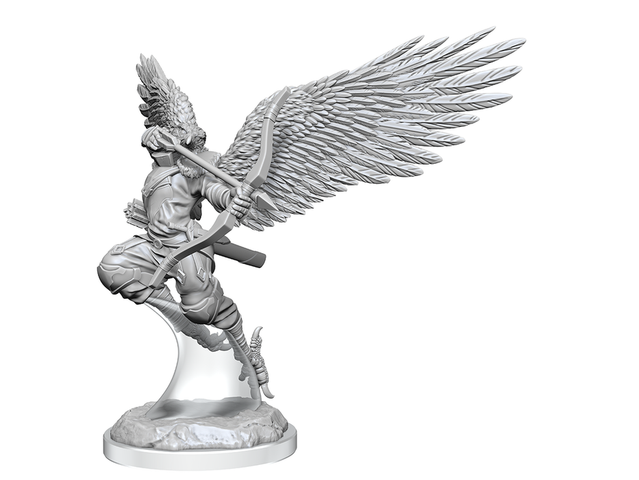 Role Playing Games Wizkids - Dungeons and Dragons - Unpainted Miniature - Nolzurs Marvellous Miniatures - Aarakocra Fighters - 90486 - Cardboard Memories Inc.
