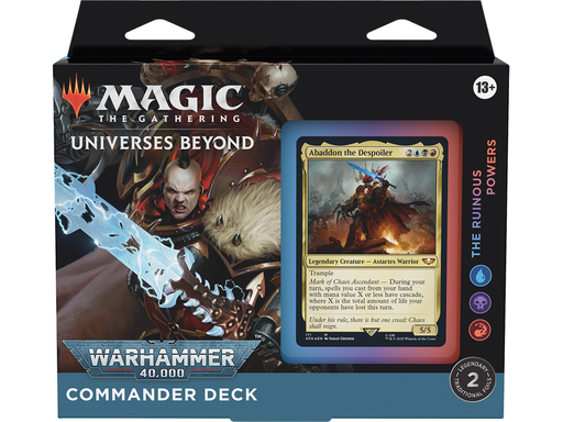 Trading Card Games Magic The Gathering - Warhammer 40k - Commander Deck - The Ruinous Powers - Cardboard Memories Inc.