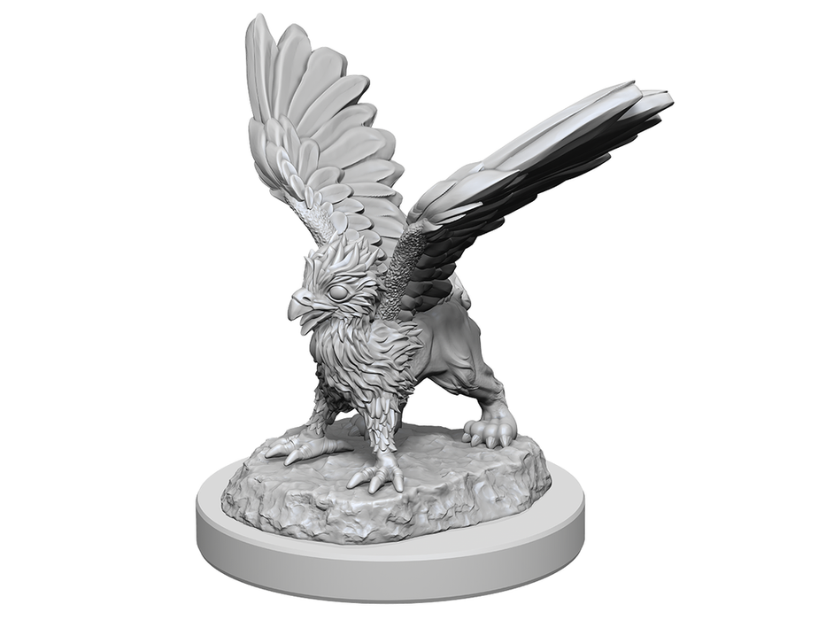Role Playing Games Wizkids - Dungeons and Dragons - Unpainted Miniature - Nolzurs Marvellous Miniatures - Griffon Hatchlings - 90494 - Cardboard Memories Inc.