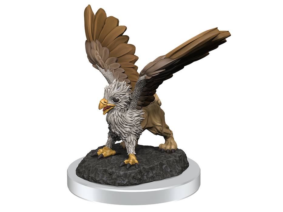 Role Playing Games Wizkids - Dungeons and Dragons - Unpainted Miniature - Nolzurs Marvellous Miniatures - Griffon Hatchlings - 90494 - Cardboard Memories Inc.
