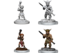Role Playing Games Wizkids - Dungeons and Dragons - Unpainted Miniature - Nolzurs Marvellous Miniatures - Halfling Barbarians - 90412 - Cardboard Memories Inc.