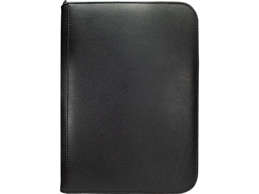 Supplies Ultra Pro - 4 Pocket Zip Binder Pro - Vivid - Black - Cardboard Memories Inc.