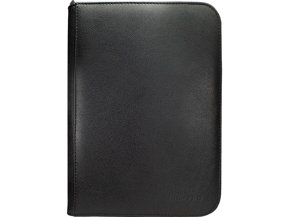 Supplies Ultra Pro - 4 Pocket Zip Binder Pro - Vivid - Black - Cardboard Memories Inc.