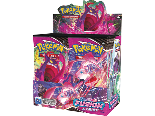 Trading Card Games Pokemon - Sword and Shield - Fusion Strike - Trading Card Booster Box - Cardboard Memories Inc.