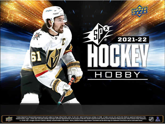 Sports Cards Upper Deck - 2021-22 - Hockey - SPX - 20 Box  Hobby Case - Cardboard Memories Inc.