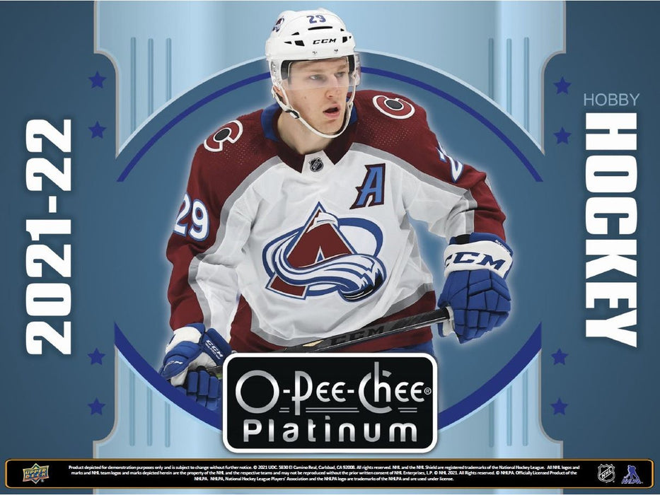 Sports Cards Upper Deck - 2021-22 - Hockey - O-Pee-Chee Platinum - Hobby Box - Cardboard Memories Inc.