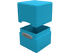 Supplies Ultra Pro - Satin Cube Trading Card Deck Box - Sky Blue - Cardboard Memories Inc.