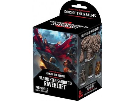Role Playing Games Wizards of the Coast - Dungeons and Dragons - Icons of the Realms - Guide to Ravenloft - Booster Brick - Cardboard Memories Inc.