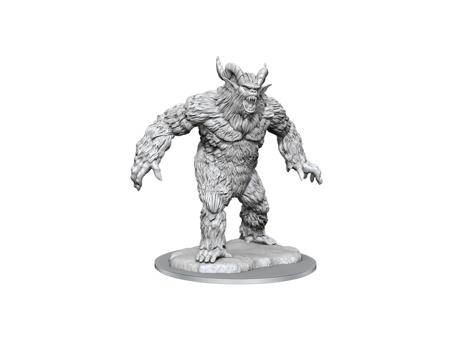 Role Playing Games Wizkids - Dungeons and Dragons - Unpainted Miniature - Nolzurs Marvellous Miniatures - Abominable Yeti - 90433 - Cardboard Memories Inc.